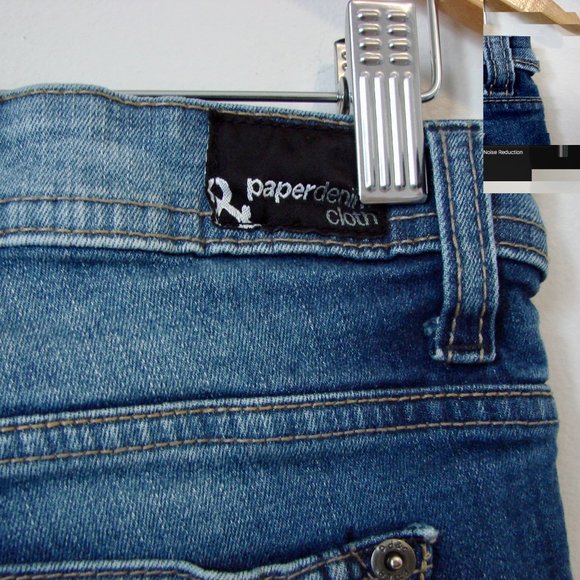 Straight Leg Jeans Stretch Paper Denim & Cloth Size 10 - Picture 13 of 16